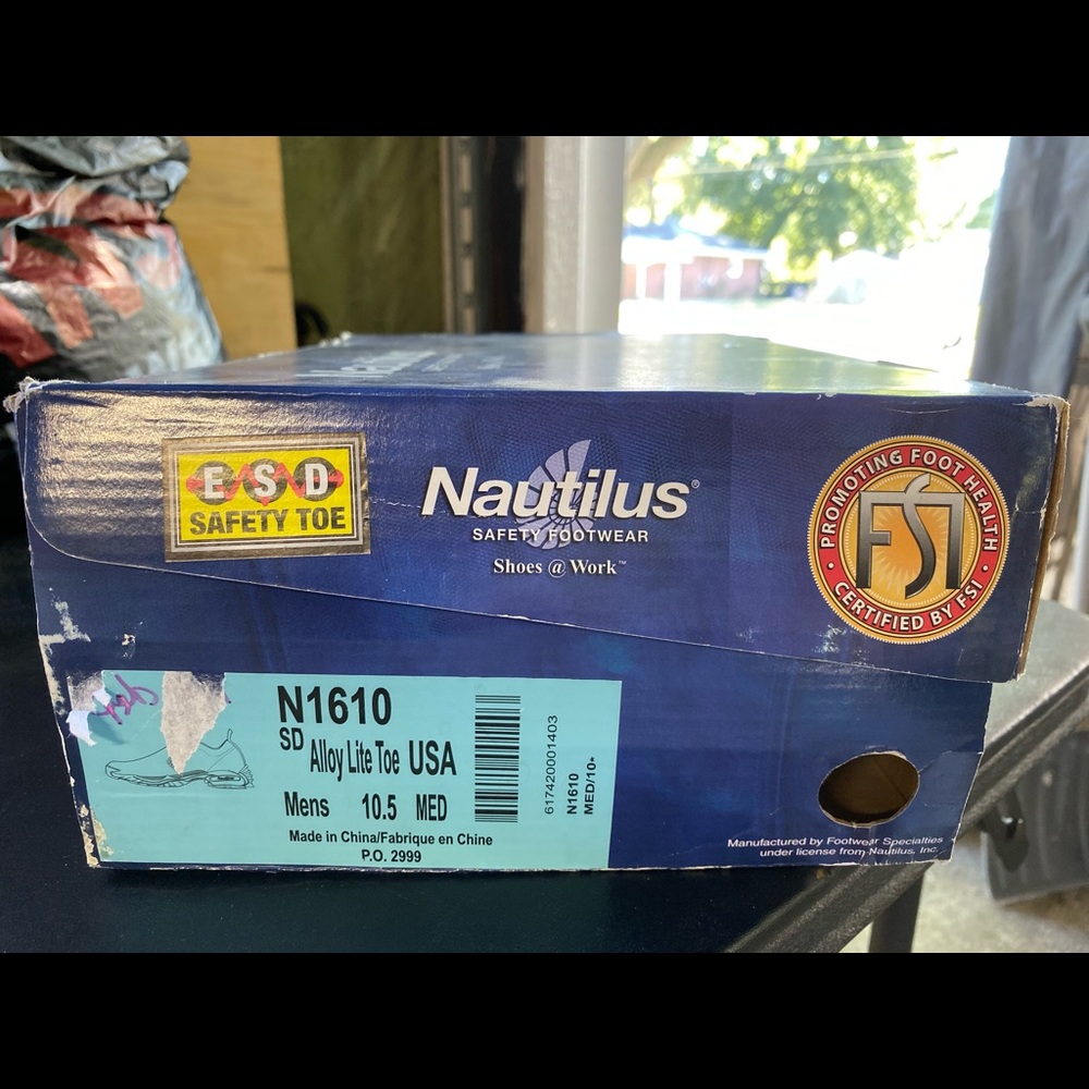 Nautilus safety footwear.